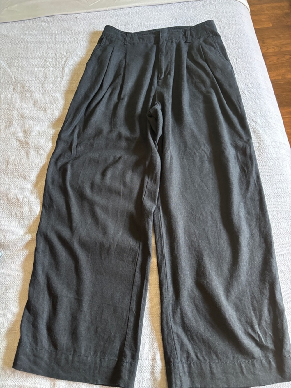 Black linen pants. Sz 6